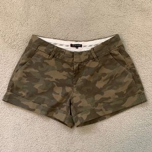 Camo print shorts